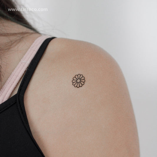 Daisy Temporary Tattoo - Set of 3