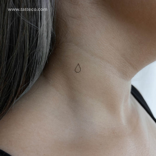 Water Drop Temporary Tattoo - Set of 3
