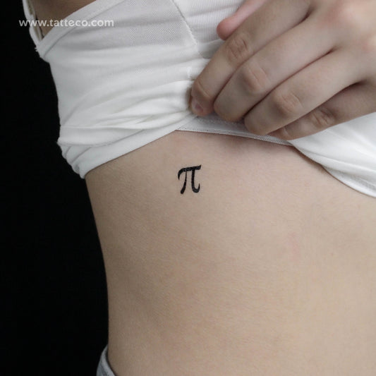 Pi Temporary Tattoo - Set of 3