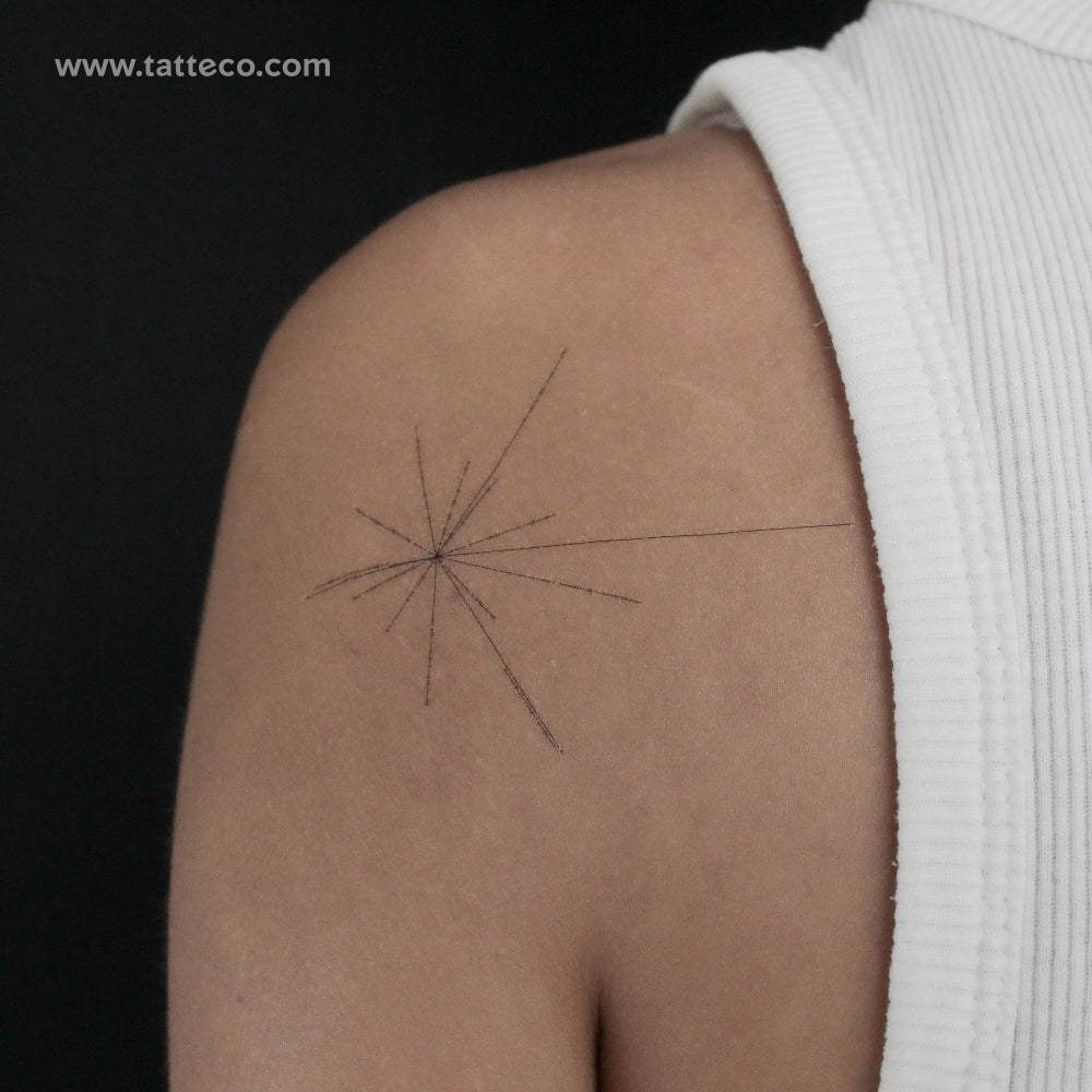 Pioneer Plaque Temporary Tattoo - Set of 3