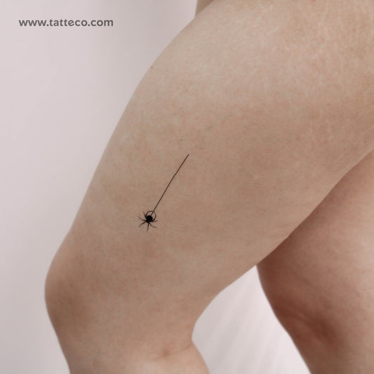 Tatuaje temporal de araña colgante (juego de 3)
