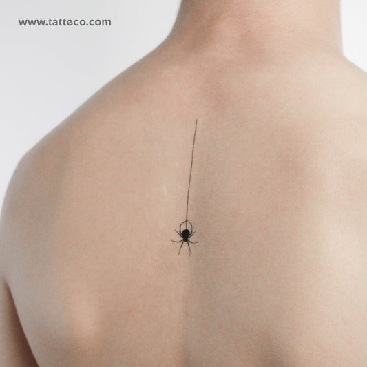 Tatuaje temporal de araña colgante (juego de 3)