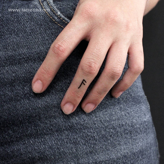 Tatuaje temporal de la runa Ansuz (juego de 3)