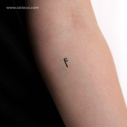 Tatuaje temporal de la runa Ansuz (juego de 3)