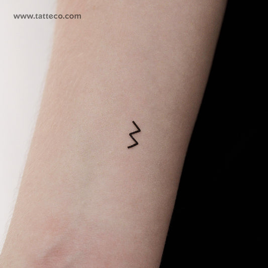 Tatuaje temporal de la runa Sowilo (juego de 3)