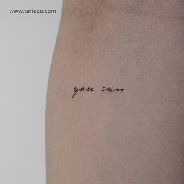 You Can Temporary Tattoo - Set of 3