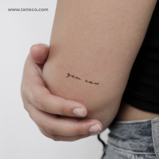 Tatuaje temporal You Can - Juego de 3