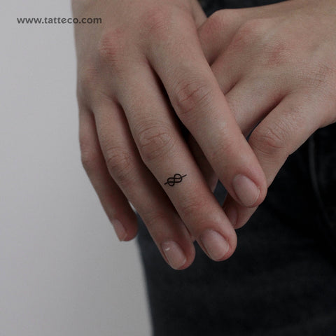 Small Knot Temporary Tattoo - Set of 3