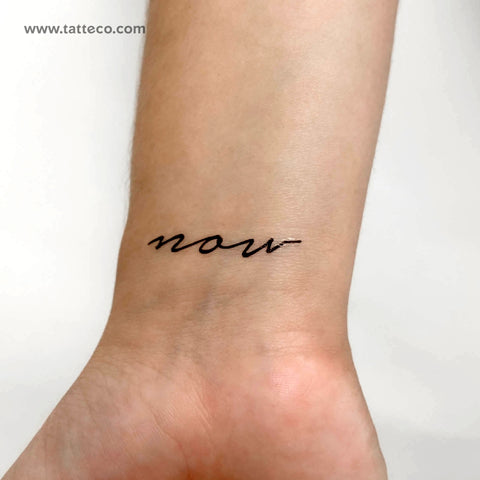 Now Temporary Tattoo - Set of 3