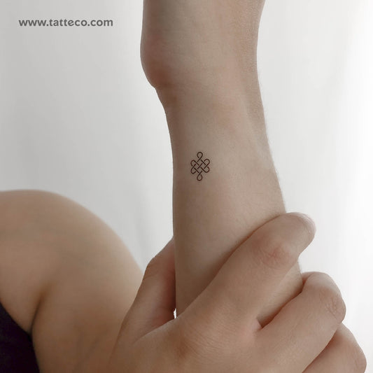Eternal Knot Temporary Tattoo - Set of 3