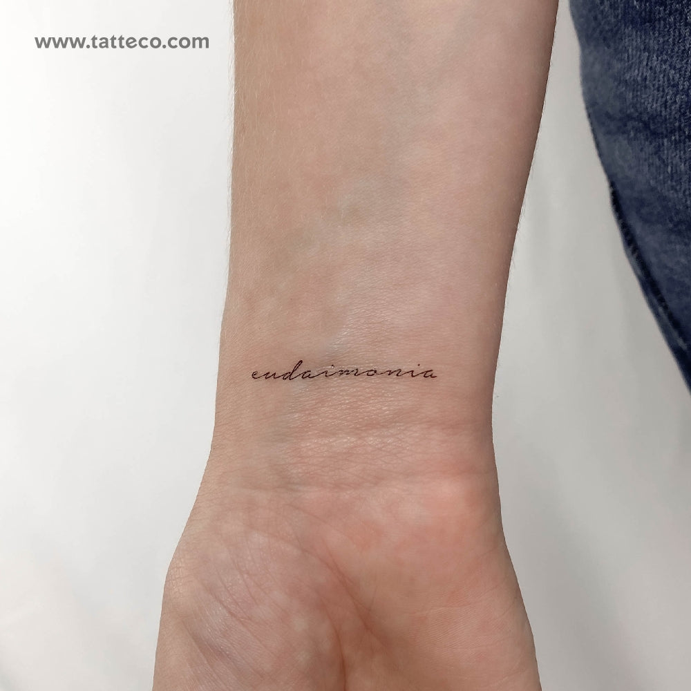 Tatuaje temporal de Eudaimonia - Juego de 3