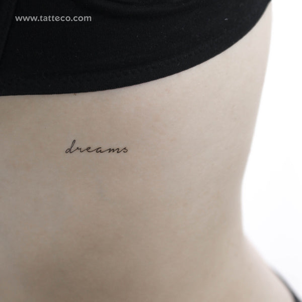 Dreams Temporary Tattoo - Set of 3