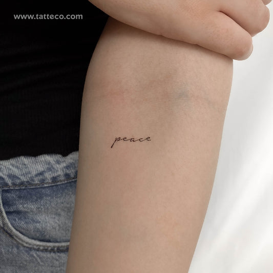 Peace Temporary Tattoo - Set of 3
