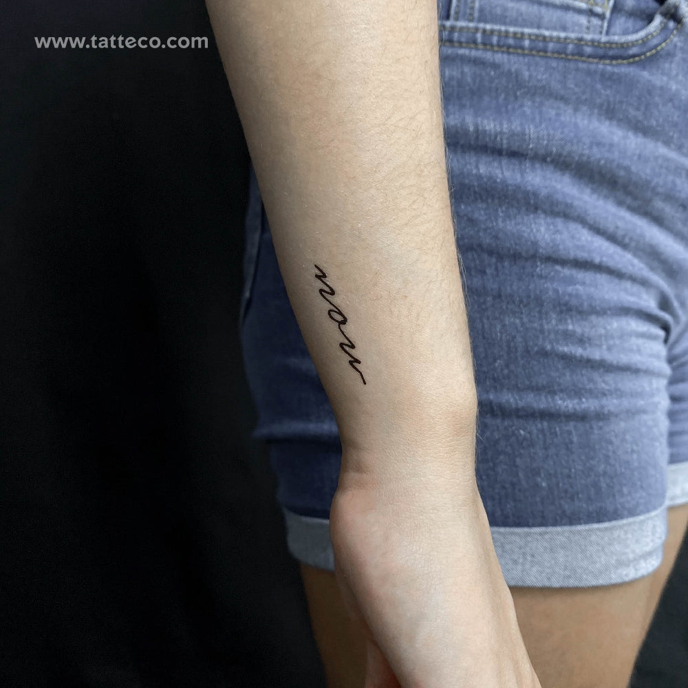 Now Temporary Tattoo - Set of 3
