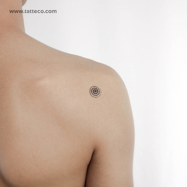 Little Spiral Temporary Tattoo - Set of 3