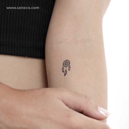 Tatuaje temporal de atrapasueños pequeño - Juego de 3