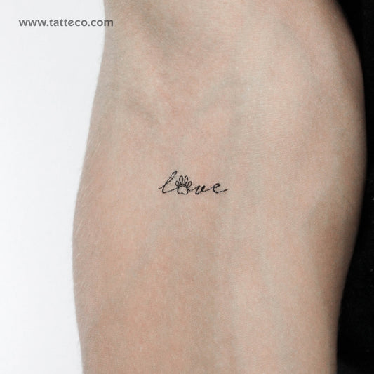 Puppy Love Temporary Tattoo - Set of 3