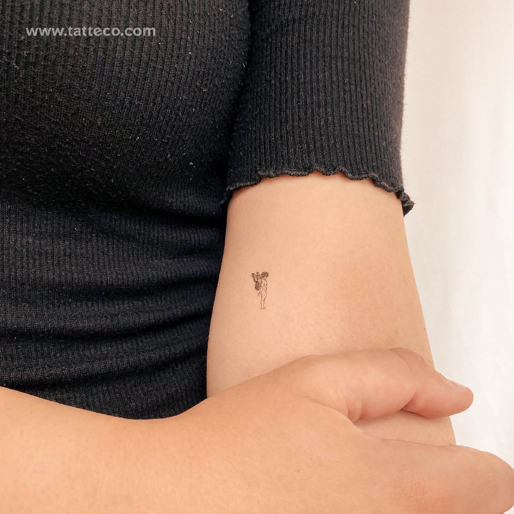 Small Angel Tattoos for Females: Soft & Sweet