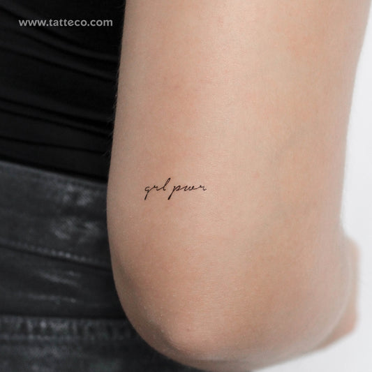 Grl Pwr Temporary Tattoo - Set of 3