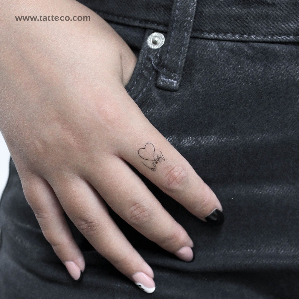 Little Pinky Swear Temporary Tattoo - Set of 3