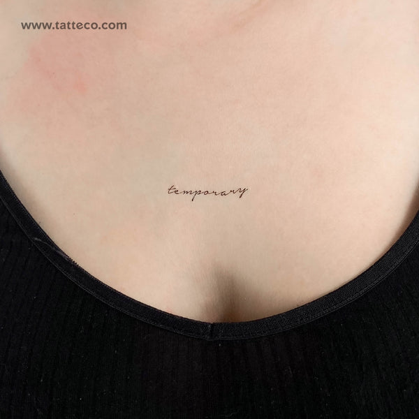 Temporary Temporary Tattoo - Set of 3