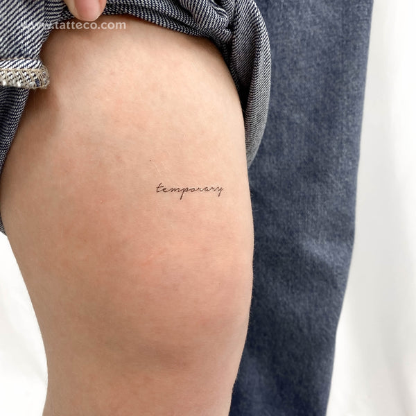 Temporary Temporary Tattoo - Set of 3