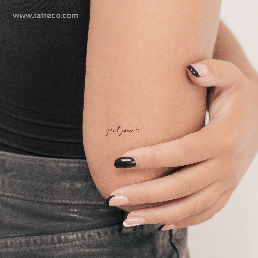 Grl Pwr Temporary Tattoo - Set of 3