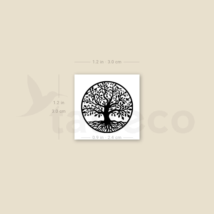 Tree of Life Temporary Tattoo - Set of 3
