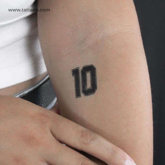 10 tatuajes temporales - Juego de 3