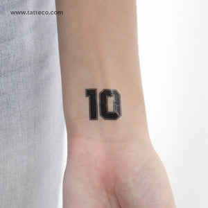 10 Temporary Tattoo - Set of 3