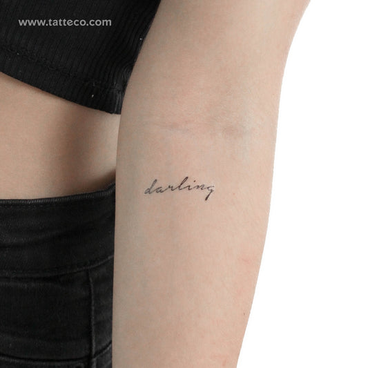 Darling Temporary Tattoo - Set of 3