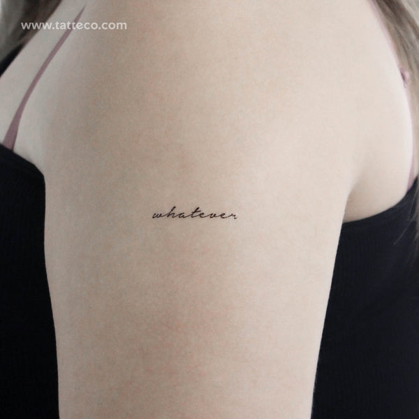 Whatever Temporary Tattoo - Set of 3