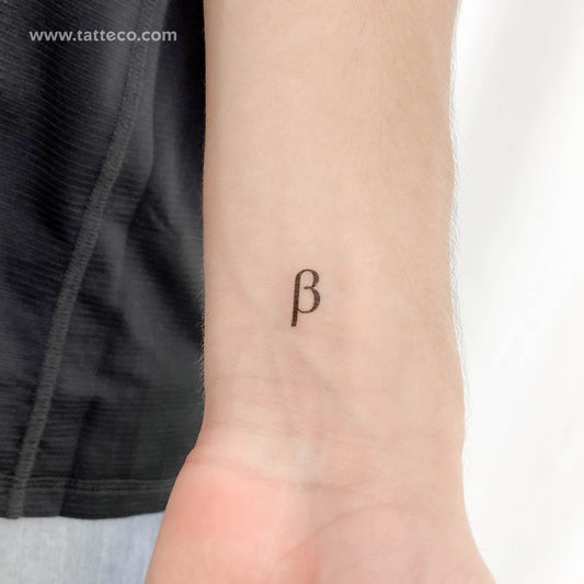 Beta Temporary Tattoo - Set of 3