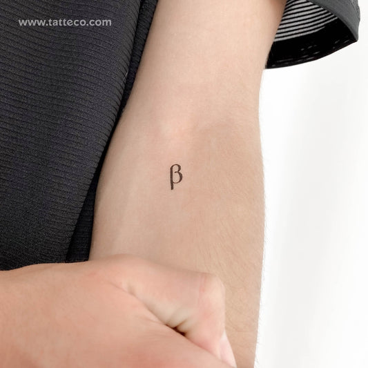 Beta Temporary Tattoo - Set of 3