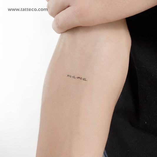 Tatuaje temporal de mamá - Juego de 3