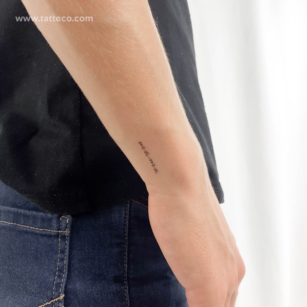 Mama Temporary Tattoo - Set of 3