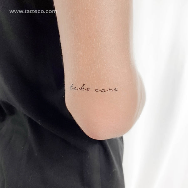 Take Care Temporary Tattoo - Set of 3