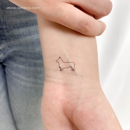 Corgi Temporary Tattoo - Set of 3