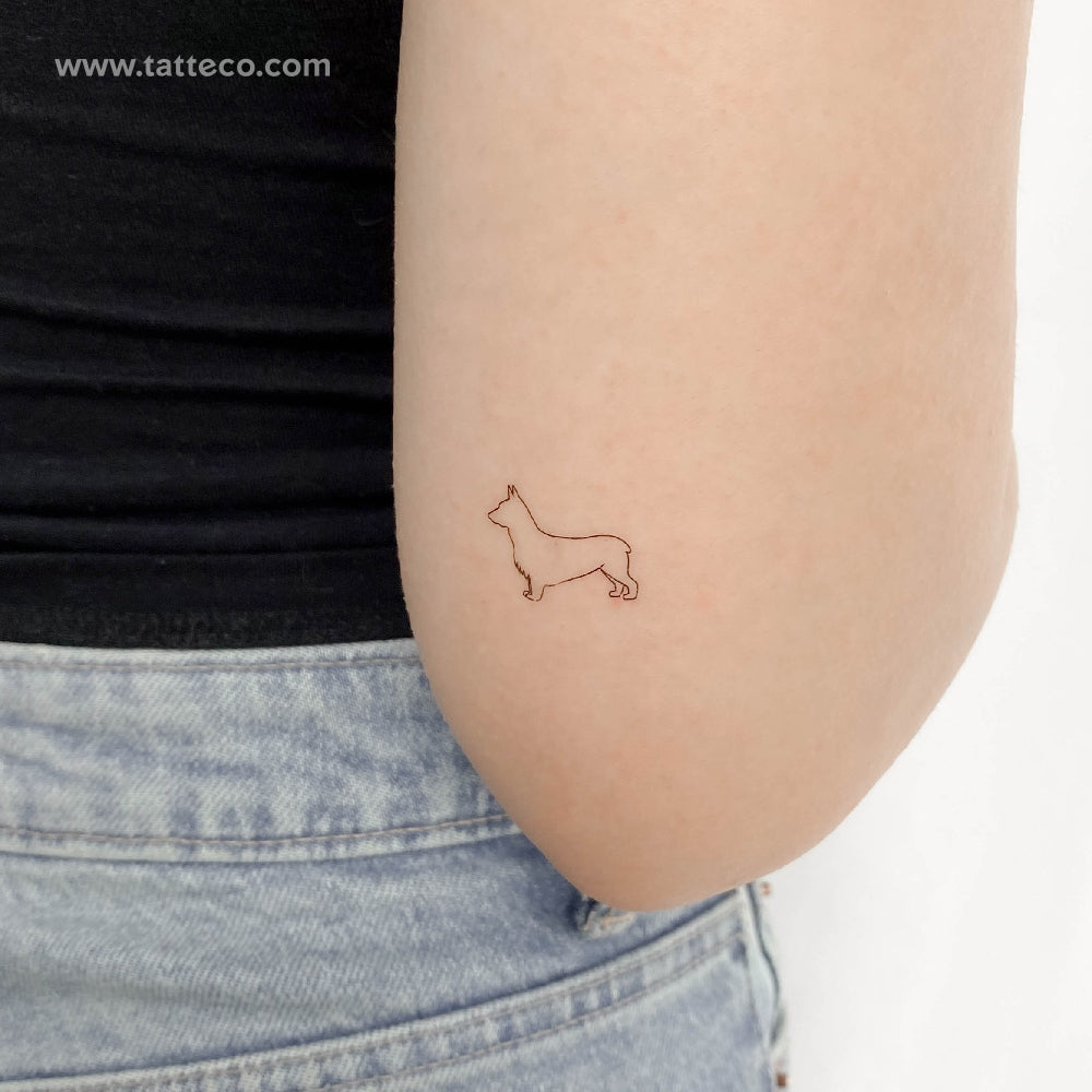 Corgi Temporary Tattoo - Set of 3
