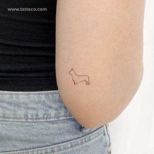 Corgi Temporary Tattoo - Set of 3