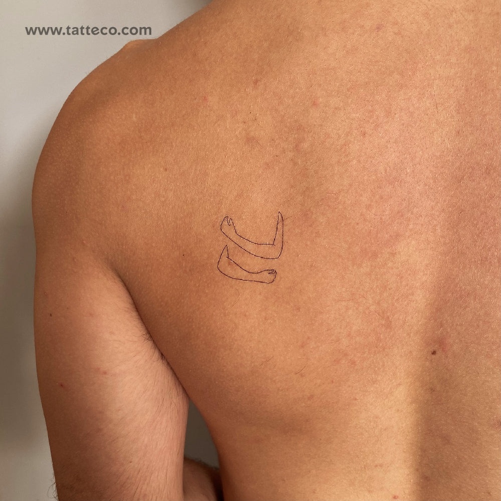 Empty Hug Temporary Tattoo - Set of 3