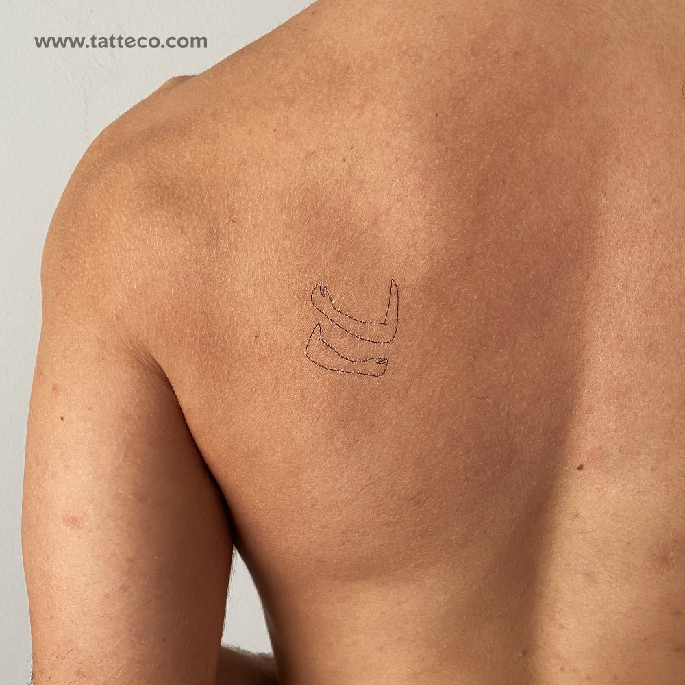 Empty Hug Temporary Tattoo - Set of 3
