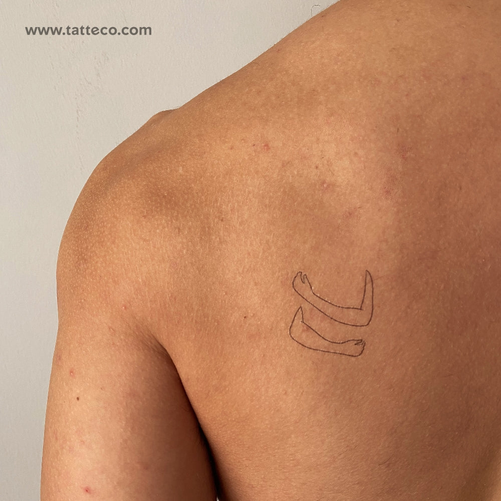 Empty Hug Temporary Tattoo - Set of 3