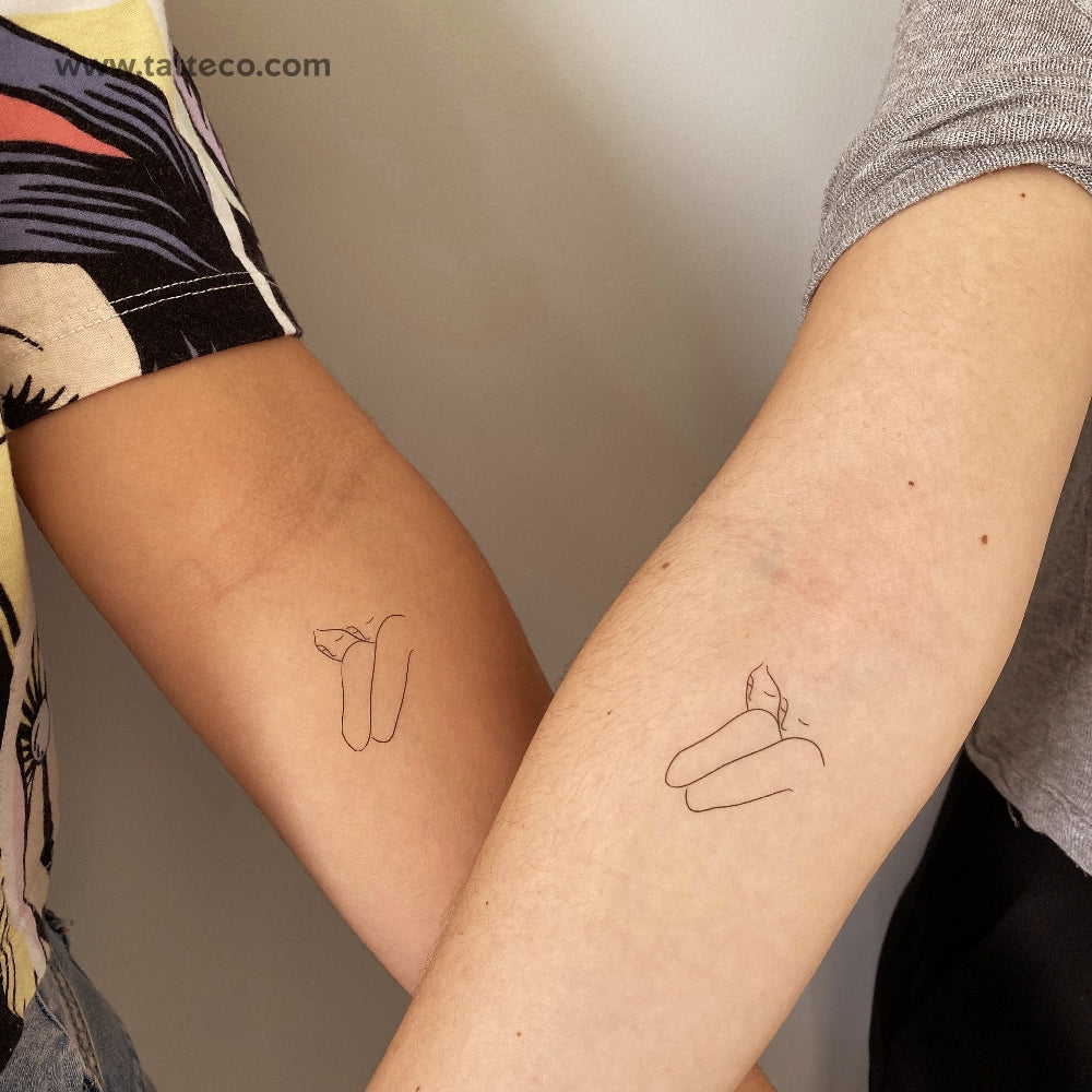 Soulmate Temporary Tattoo - Set of 3