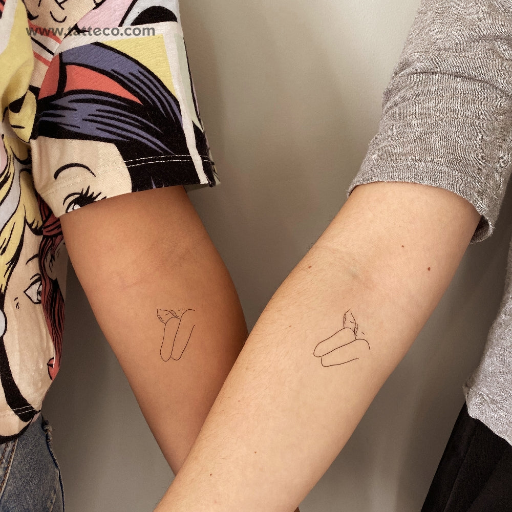 Soulmate Temporary Tattoo - Set of 3