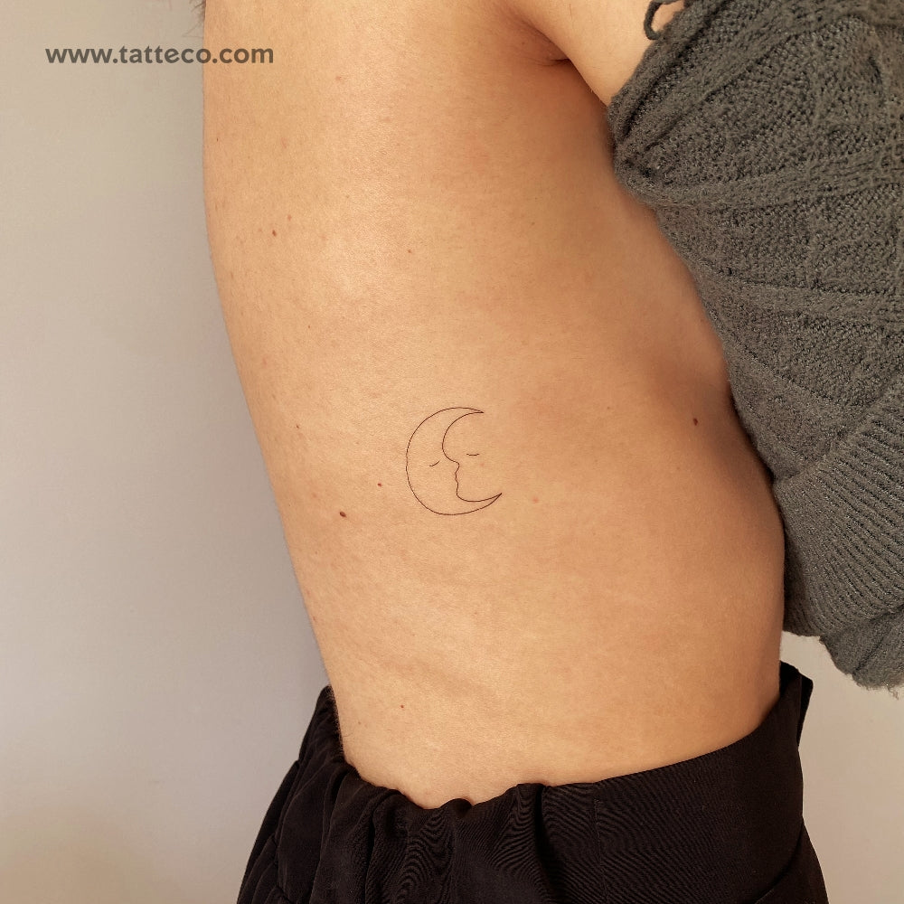 Moon Kiss Temporary Tattoo - Set of 3