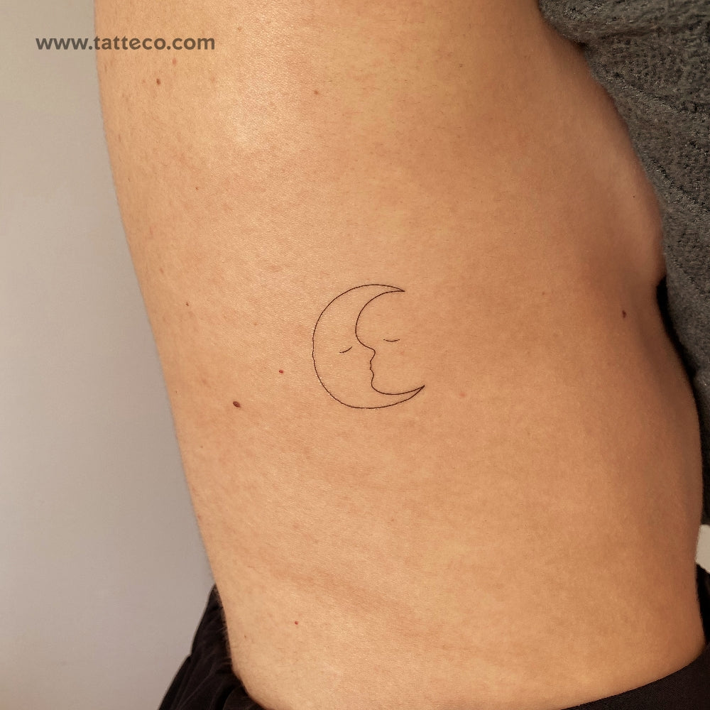 Moon Kiss Temporary Tattoo - Set of 3