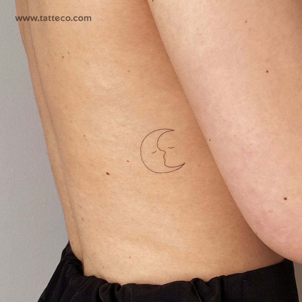 Moon Kiss Temporary Tattoo - Set of 3