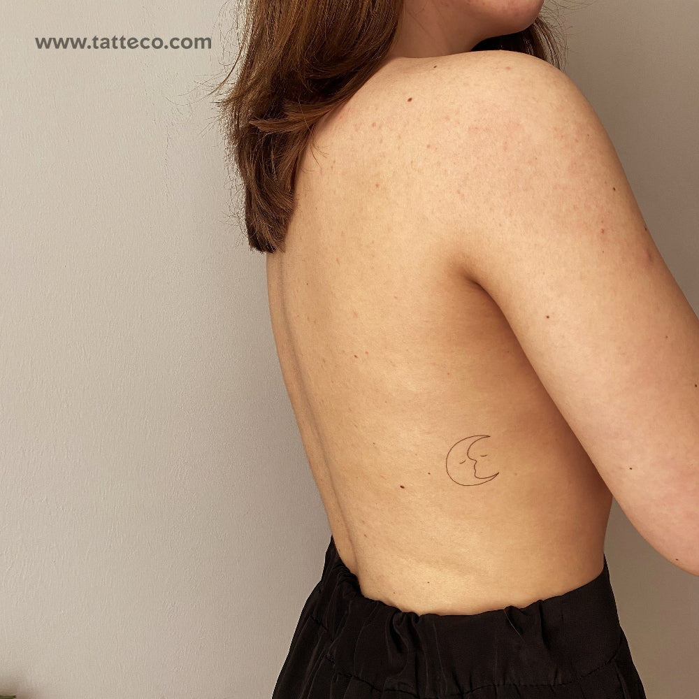 Moon Kiss Temporary Tattoo - Set of 3