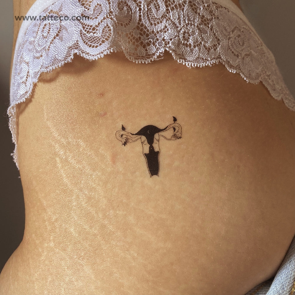 Tatuaje temporal del Niño de la Luna - Juego de 3
